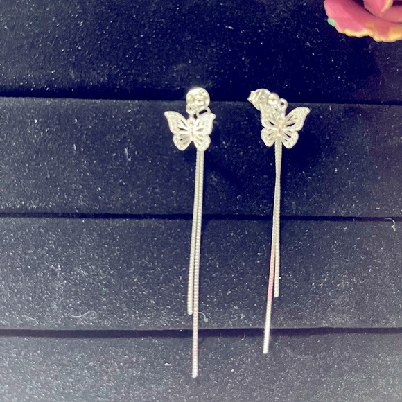 925 sterling silver dangle earrings - Picture 3 of 7